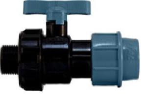 ITAL Кран шаровый ITAL НР 1/2" х 20 ПНД (уп 220 шт )