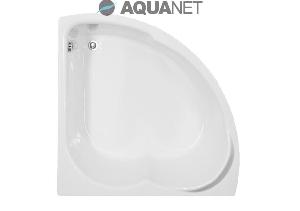 AQUANET FREGATE  Ванна акриловая 120*120 к/с 50 (205488) с панелью фронтальной FREGATE 120 (179234), EMS701 слив-перелив п/а  для акрил.ванны хром780мм эконом (187832) ИНДИВИДУАЛЬНАЯ УПАКОВКА